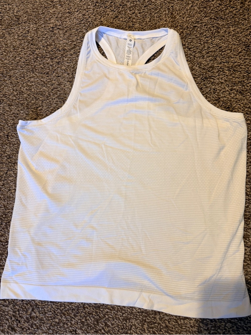 Lululemon white womens Tank Top